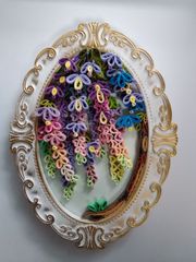 ペーパークイリング　　「藤の花」
