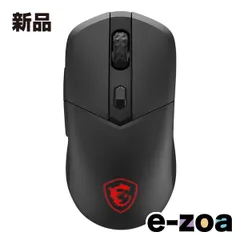 MSI  エムエスアイ ワイヤレス ゲーミングマウス  軽量/60g/有線/無線/左右対称/ブラック VERSA 300 WIRELESS (2636373)