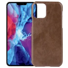iPhone12 ケース iPhone12 Pro アイフォン12 プロ  レザー ハード ケース 【Color】 ブラウン