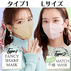 【タイプ1・Lサイズ②】マスク 3D立体構造 3層 不織布 30枚入り ビューティ小顔 カラー 血色マスク 男女用 ファッション 耳が痛くない 蒸れない 花粉症対策 ny540