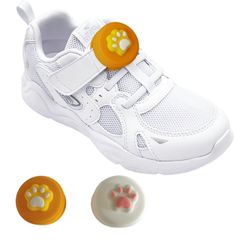 新品 CATCH ON AirTag ケース 防水[2個パック] かわいい airtag 靴 エアタグホルダー シリコン 隠し子供用靴用犬用(イエロー ホワイト)