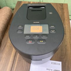 【美品/2022年】炊飯器　IRIS OHYAMA アイリスオーヤマ　IH炊飯器　5.5合　ブラック