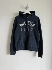 M ホリスター ( HOLLOSTER ） フード付き ジップアップパーカー