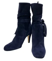 【Chloe（クロエ）】ショートブーツ（ネイビー（濃）/革） 2025年最新】chloe クロエ ショートブーツの人気アイテム - メルカリ