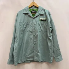 チャレンジャー challenger ワークシャツ ミリタリーシャツ 長袖シャツ チャレンジャー CHALLENGER オープンカラーワークシャツ Lサイズ