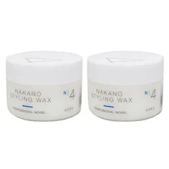 ● 2個セット ナカノ スタイリングワックス 4F 90g ハード サロン専売 美容室専売 スタイリング ワックス ヘアセット 中野製薬 NAKANOのサムネイル