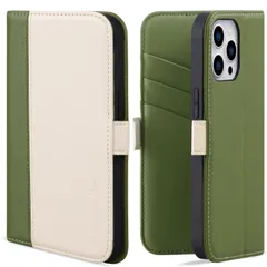 新品 VISOUL iPhone15 Pro ケース 手帳型 本革 スマホケース アイフォン15 プロ手帳型 レザーケース カード収納 携帯ケース 全面保護 柔軟なTPU素材 マグネット式 スタンド機能付き 6.1インチ対応 アイホン 15 Pro アイボリー
