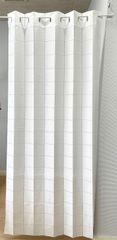 【特価】アコーディオンカーテン 間仕切りカーテン 日本製 JUKE19 断熱 遮熱 保温 洗濯可能 調整可能 1枚 無地 取り付け簡単 おしゃれ シンプル ロングサイズ 【幅約100cm×丈約200cm】 クィーン ホワイト 白