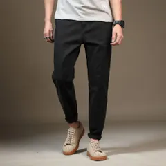 ☆ ブラック ☆ 30 ☆ チノパン ストレッチ ボトムス メンズ チノパン メンズ テーパードパンツ スリムパンツ パンツ ズボン カジュアルパンツ 長ズボン スリム ストレッチ 伸縮性 無地 シンプル カジュアル ボトムス 春服 秋服 夏服 仕事 ゴルフ