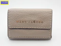 MARC JACOBS マークジェイコブス 三つ折り財布 M0014002 ベージュ 中古B+ 【送料無料】 A-8842【質屋出品】