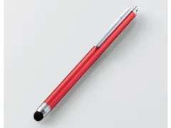 【新品・5営業日で発送】ELECOM エレコム スマートフォン・タブレット用タッチペン／超感度タイプ／レッド(P-TPC02RD)