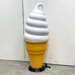 日世 ニッセイ ソフトクリーム看板 照明看板 電飾看板 置き型 NISSEI 中古