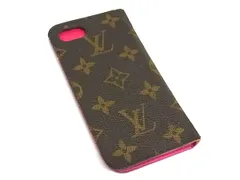 LOUIS VUITTON ルイヴィトン M61906 モノグラム フォリオ iPhone 7/8/SE(第2世代) 対応 手帳型 スマホケース ブラウン系 DK5555
