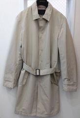 ★2038 PRADA プラダ ベージュ ベルト付き スプリング トレンチ コート size 46