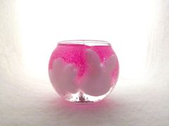 【new】雲キャンドル ≪ウサギと桜≫ 小サイズ