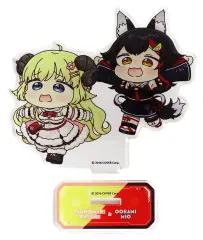 【中古】アクリルスタンド・アクリルパネル 角巻わため＆大神ミオ アクリルスタンド ホロぐら 「バーチャルYouTuber ホロライブ」