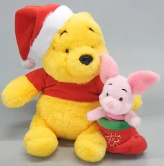 【中古】ぬいぐるみ プーさん＆ピグレット ぬいぐるみセット 「ディズニー・クリスマス2022」 東京ディズニーリゾート限定