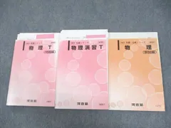 河合塾 物理/演習T/解説編 テキスト 2021 計3冊 043M0D