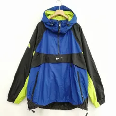 ナイキエーシージー NIKE ACG 90s 00s アノラックパーカー ジャケット プルオーバー マウンテンパーカー L ネイビー系