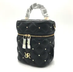 【倉吉店】RANDA 中古 その他バッグ ハートスタッズ2WAYキルティングバニティバッグ FB35039 ブラック 【121】