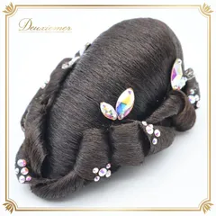 ❤️美品❤️多美咲ヘアアレンジ　丸型シニヨン　社交ダンス ❤️美品❤️多美咲ヘアアレンジ 丸型シニヨン 社交ダンス 多