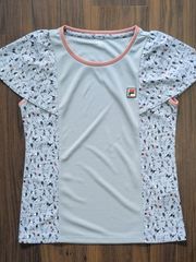 FILA テニスウェア Tシャツ 花柄 Lサイズ - メルカリ