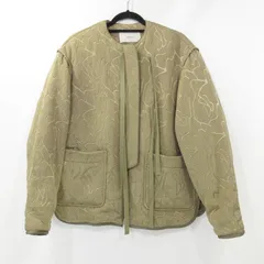 【新品未使用品】TODAYFUL ジャガードパイピングブルゾン エクリュ38 TODAYFUL（トゥデイフル）の「ジャガードパイピングブルゾン