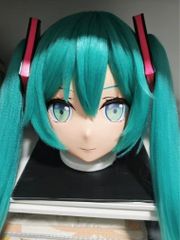 ★即納 全頭マスク カツラ付き NO.694 マスク ドール ヘッドロリータ人形 コスプレ 仮装 変装 着ぐるみ コスチューム kigurumi