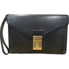 LOUIS VUITTON ルイヴィトン ポシェットセリエドラゴンヌ M52612 ブラック エピ レザー クラッチバッグ メンズ 【中古】 12503K154