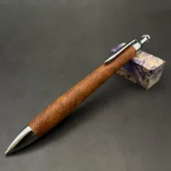 【バルダオ.板屋楓のボールペン】　木軸　木工　手作り　三神ボール金具仕様 バルダオ.板屋楓のボールペン】 木軸 木工 手作り 三神ボール