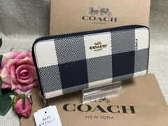 2023年最新】coach 長財布 チェック ファスナーの人気アイテム - メルカリ