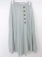 ◇ ◎ EASTBOY イーストボーイ ウエストゴム ロング プリーツ スカート サイズF グレー系 グリーン系 レディース P  【中古】 【1210040005845】のサムネイル