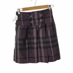 バーバリーロンドン BURBERRY LONDON チェック 巻きスカート レディース JPN：38 