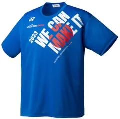ヨネックス　ユニドライTシャツ　日本代表応援　ブラストブルー/YOB23170