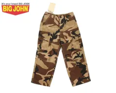 BIG JOHN JUNIOR CW600 KIDS ITEM CAMO DENIM CARGO PANTS ビックジョン ジュニア カモフラージュパンツ デニム カーゴパンツ 子供用 アイテム キッズ商品 メンズ【ビッグジョン BIGJOHN ビック ジョンのサムネイル