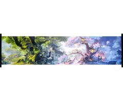 【中古】タペストリー 集合 掛け軸 「羅小黒戦記」