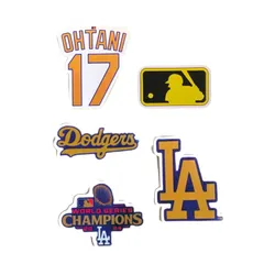 ★激安　ドジャース　大谷翔平　2025年　ユニフォームロゴ　チームロゴ　背番号ロゴ　MLBロゴ　防水ステッカーまとめのサムネイル