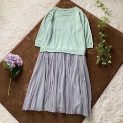 新品同様♡ローズティアラ ワンピース♡ジレ♡2Way サイズ38 ベージュ 