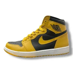 参考上代19250円 NIKE AIR JORDAN 1 RETRO HIGH OG POLLEN / WHITE-BLACK エアジョーダン1 スニーカー シューズ パラン ナイキ 555088-701 27cm 91166A4