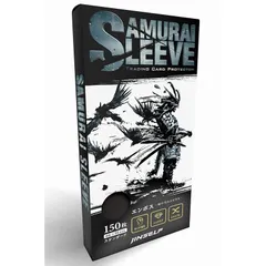 JINSELF 【150枚】 サムライスリーブ2 細目 エンボス カラー カードスリーブ カードゲーム スリーブ キャラ トレカ 66×91mm HE-150 Black 0