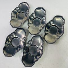 錫 茶托 5客 唐物 煎茶道具 骨董 未使用品 - メルカリ
