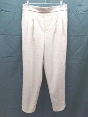 ◇ GLOBAL WORK グローバルワーク シンプル 綺麗め オフィス テーパード パンツ サイズL ブラウン レディース E  【1303270006482】