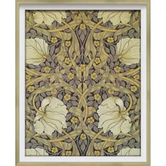 絵画 ウィリアム モリス「るりはこべ」 インテリア 額付き 植物画 リビング 玄関 部屋に飾る ナチュラル モダン プレゼント ギフト アートパネル 壁飾り フレーム付き Sサイズ おしゃれ 壁掛け 絵