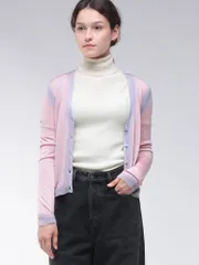 DIESEL (ディーゼル) ダブルダイカラー Vネック カーディガン