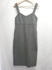 ◇ ⊇ Sonny Label サニーレーベル URBAN RESEARCH 秋冬 膝下丈 ジャンパースカート サイズF ダークグレー系 レディース E  【1507160009199】