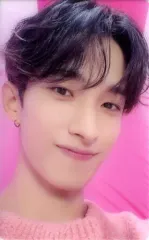 【中古】コレクションカード(男性) SEVENTEEN/DK(ドギョム)/背景ピンク/CD「JAPAN 1ST EP DREAM」SEVENTEEN Weverse Shop JAPAN特典クリアフォトカード