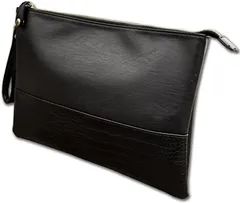 moltofelice 互換品 クラッチバッグ メンズ セカンドバッグ ブランド a4 結婚式 パーティー ブラック 小さめ 冠婚葬祭 人気 ハンドバッグ(ブラック)