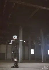 【中古】生写真(男性) 宮城紘大(二号)/全身・目隠し・引き・キャラクターショット・2Lサイズ/舞台「ヨルハ ver1.3aa」ランダムブロマイド