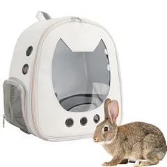 特価商品 IYOIYA うさぎ お出かけ キャリー バッグ リュック 猫 チンチラ モルモット 小動物 病院 移動 キャリーケース 持ち運び 折りたたみ