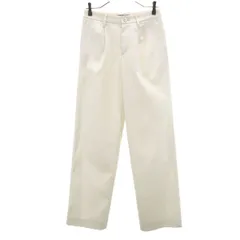 ISSEY MIYAKE イッセイミヤケ ストレッチパンツ L アイボリー レディース 古着